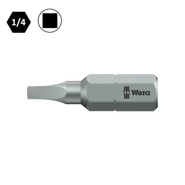 Wera Inserto BIT 868/1 Z per Viti con Incavo Quadro Attacco da 1/4" - WERA